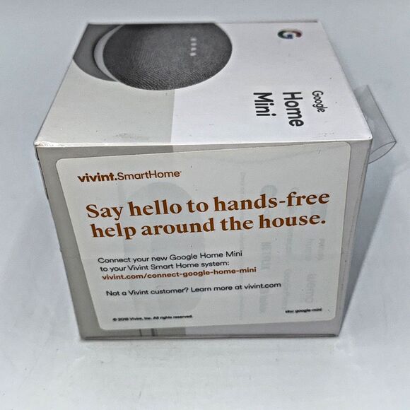 Google Home Mini 1st Gen Chalk  New Sealed Box - Picture 5 of 8